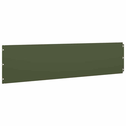 Rabattkanter 20 st olivgrön 25x103 cm kallvalsat stål