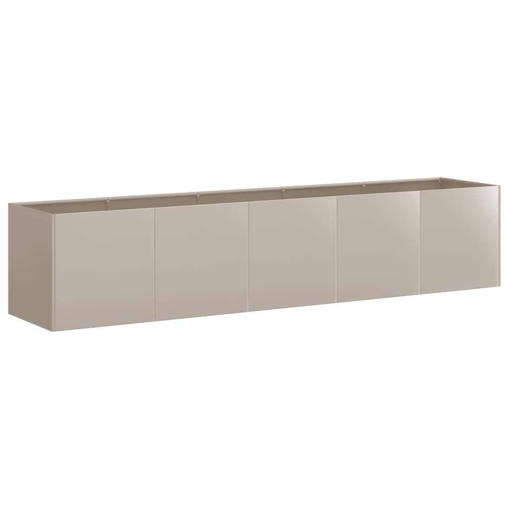 Planteringskärl rostig 200x40x40 cm väderbeständigt stål