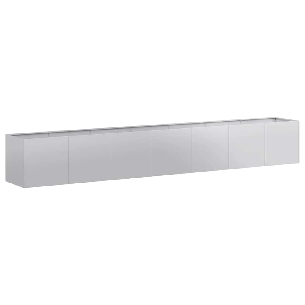 Planteringskärl 280x40x40 cm galvaniserat stål