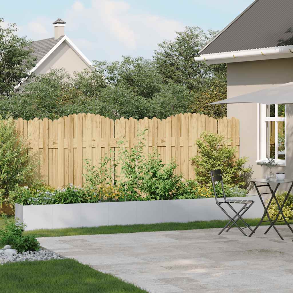 Planteringskärl 360x40x40 cm galvaniserat stål