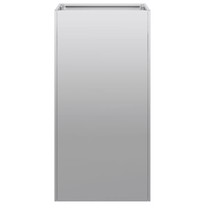 Planteringskärl 40x40x80 cm galvaniserat stål