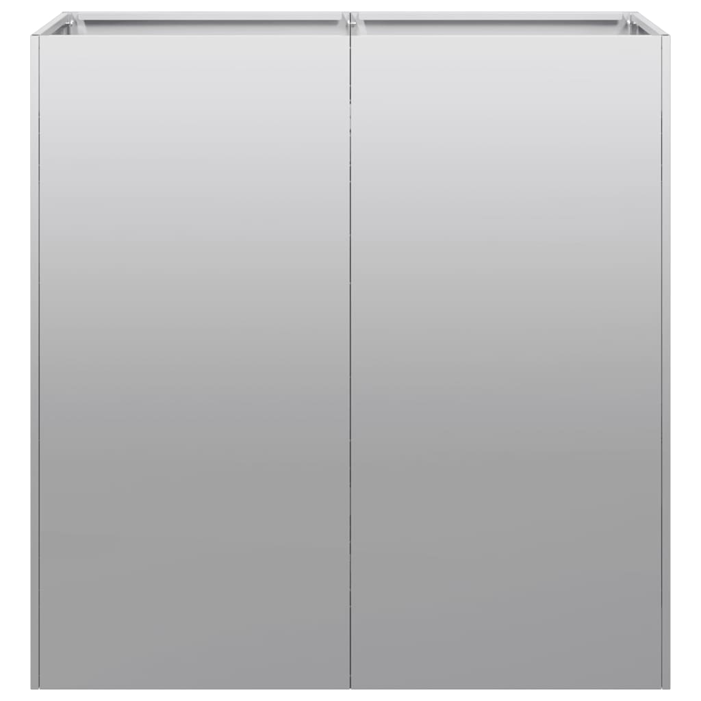 Planteringskärl 80x40x80 cm galvaniserat stål