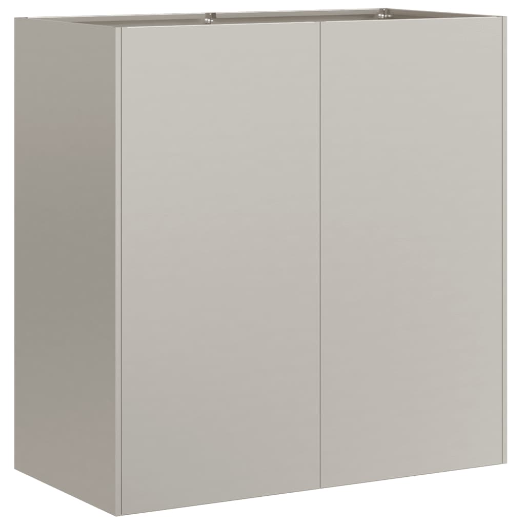 Planteringskärl rostig 80x40x80 cm väderbeständigt stål