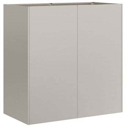 Planteringskärl rostig 80x40x80 cm väderbeständigt stål