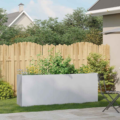 Planteringskärl 200x40x80 cm galvaniserat stål