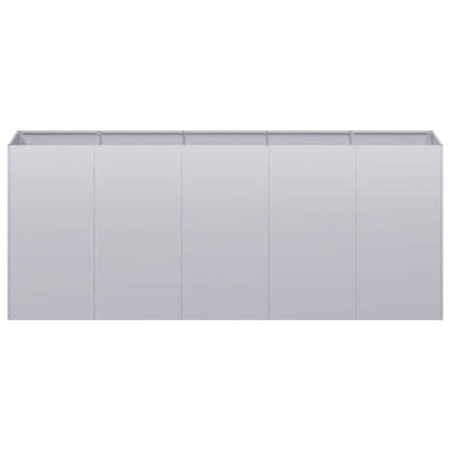 Planteringskärl 200x40x80 cm galvaniserat stål