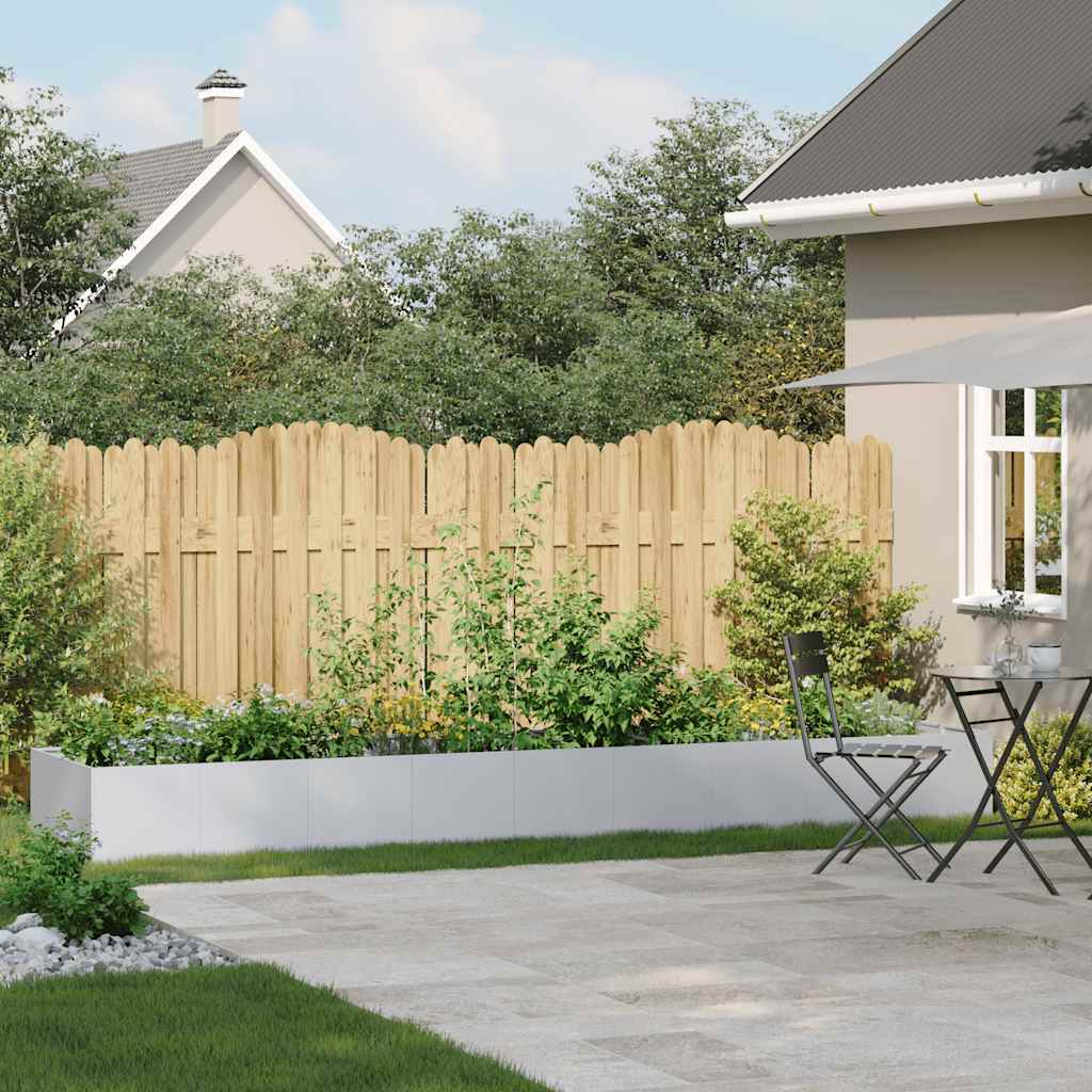 Planteringskärl 360x80x40 cm galvaniserat stål