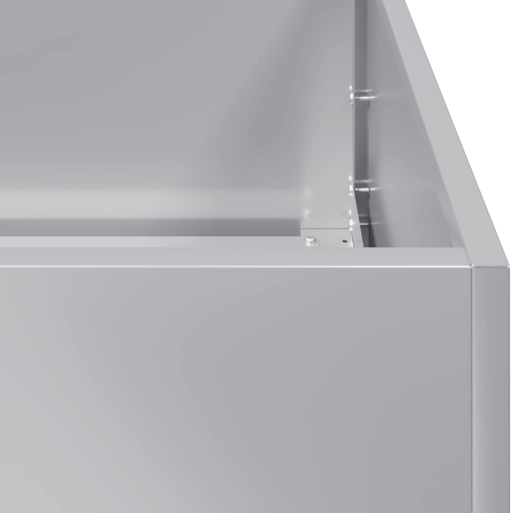 Planteringskärl 360x80x40 cm galvaniserat stål