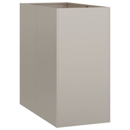 Planteringskärl rostig 40x80x80 cm väderbeständigt stål