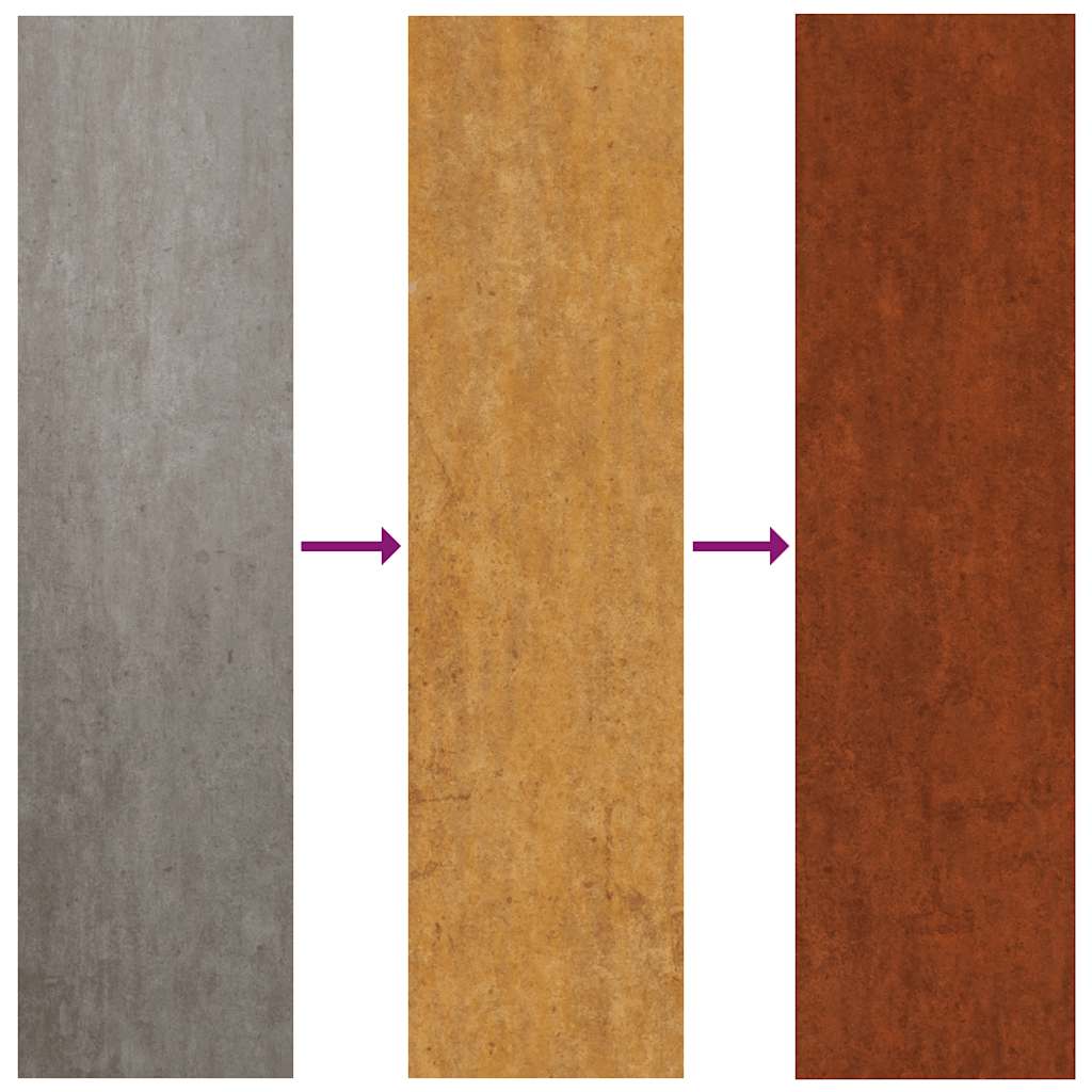 Planteringskärl rostig 80x80x80 cm väderbeständigt stål