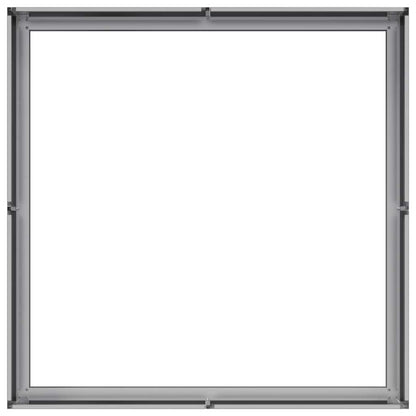 Planteringskärl 100x100x30 cm galvaniserat stål