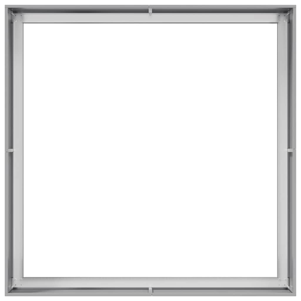 Planteringskärl 100x100x40 cm galvaniserat stål