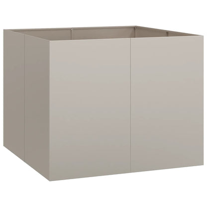 Planteringskärl rostig 100x100x80 cm väderbeständigt stål