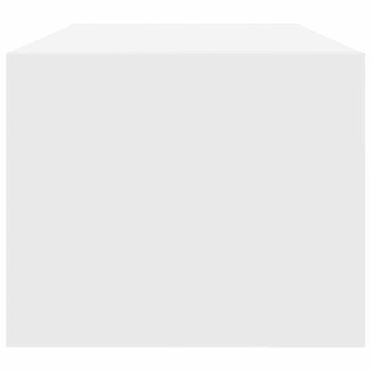 TV-bänkar 2 st vit 80x31x25,5 cm konstruerat trä