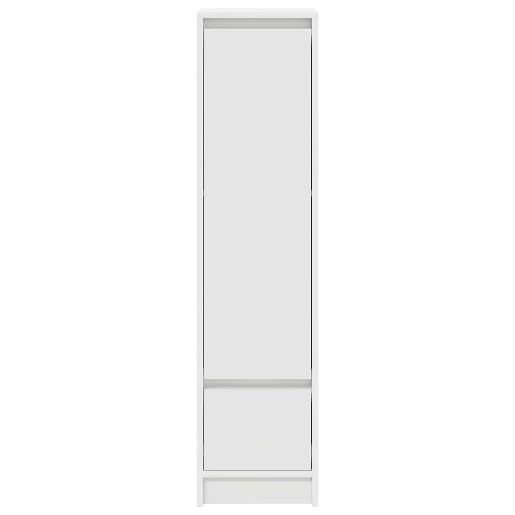 Highboard vit 29,5x34x119,5 cm konstruerat trä