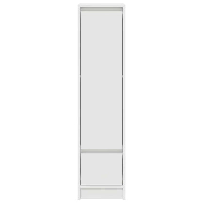 Highboard vit 29,5x34x119,5 cm konstruerat trä