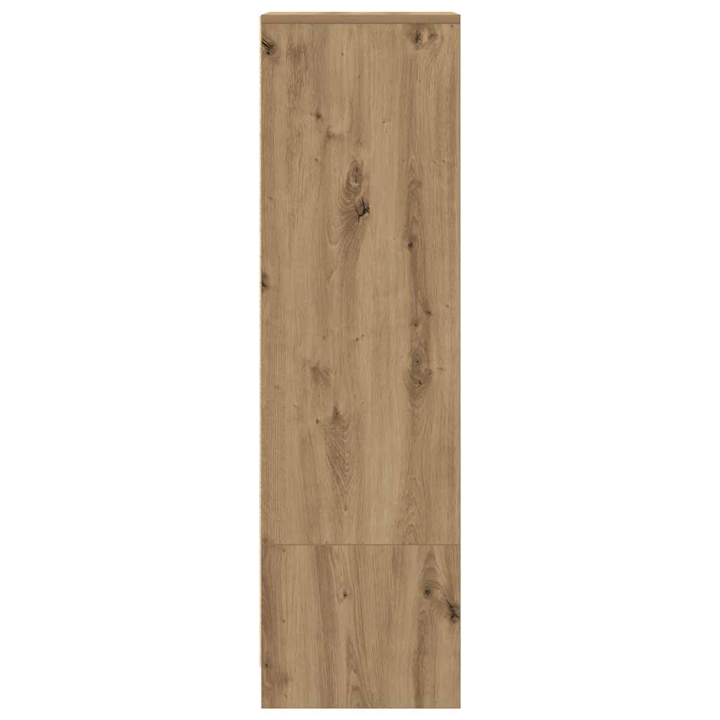 Highboard hantverksmässig ek 29,5x34x119,5 cm konstruerat trä