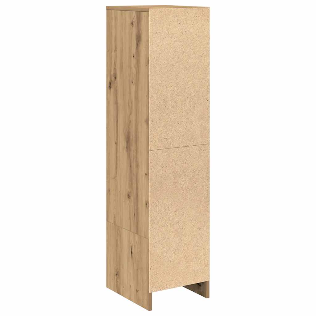 Highboard hantverksmässig ek 29,5x34x119,5 cm konstruerat trä