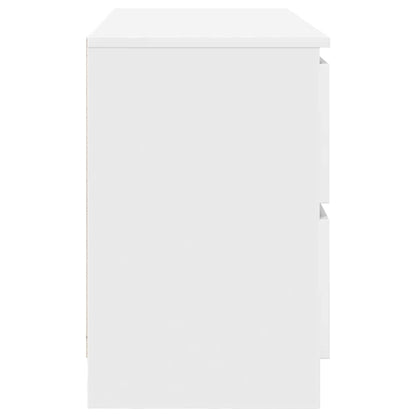 TV-bänk vit 100x35x54 cm konstruerat trä