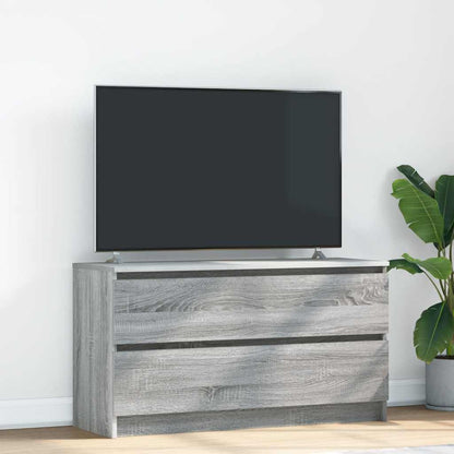 TV-bänk grå sonoma 100x35x54 cm konstruerat trä