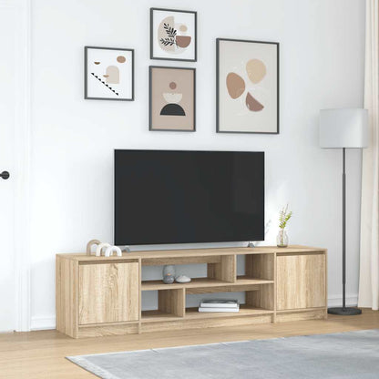 TV-bänk sonoma ek 188,5x41x50 cm konstruerat trä