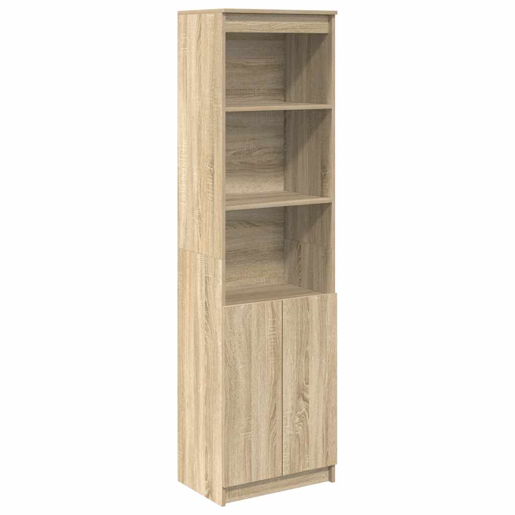 Highboard Sonoma ek 50x35x180 cm konstruerat trä