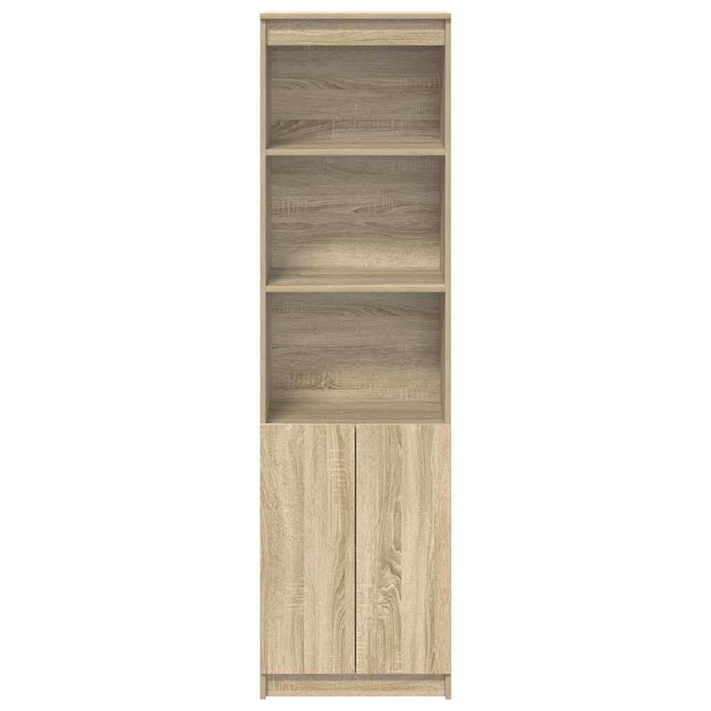 Highboard Sonoma ek 50x35x180 cm konstruerat trä