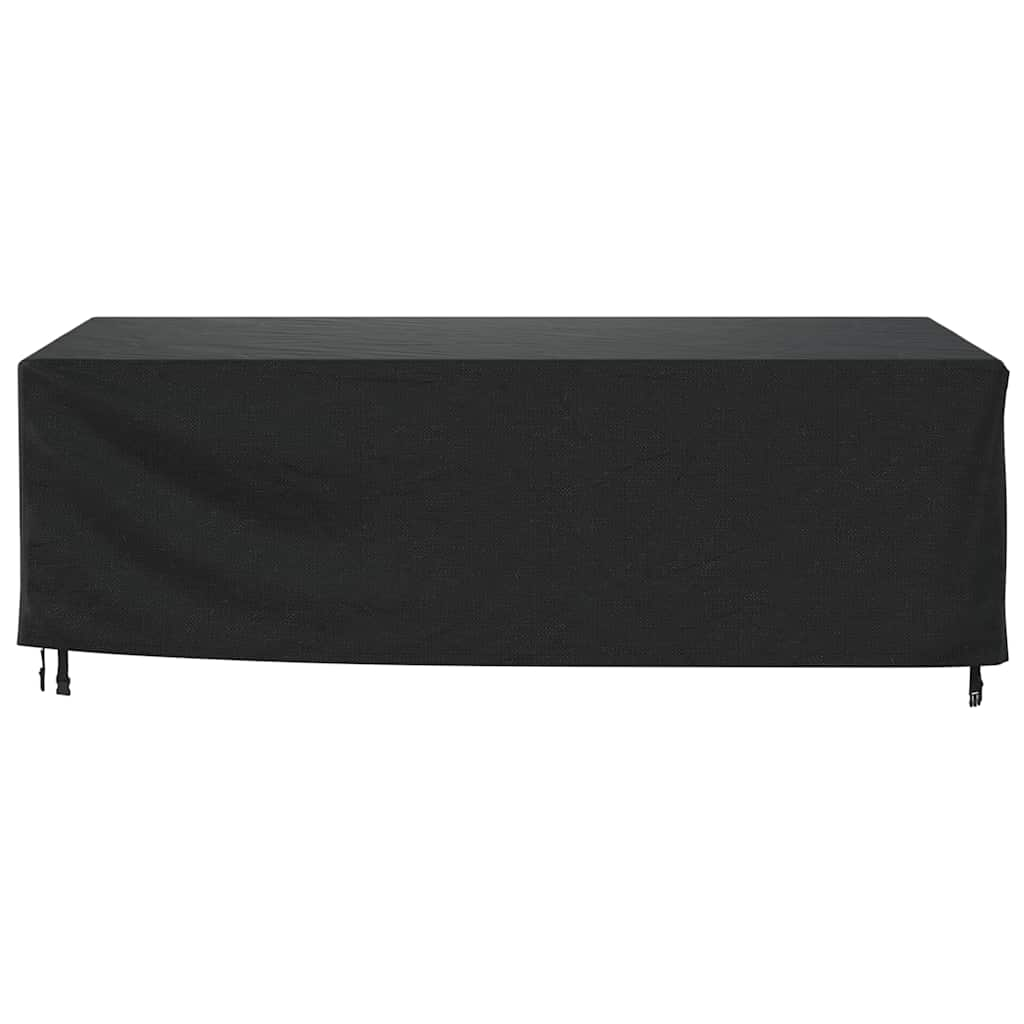 Överdrag för utemöbler 2 st svart 229x113x73 cm vattentät 420D