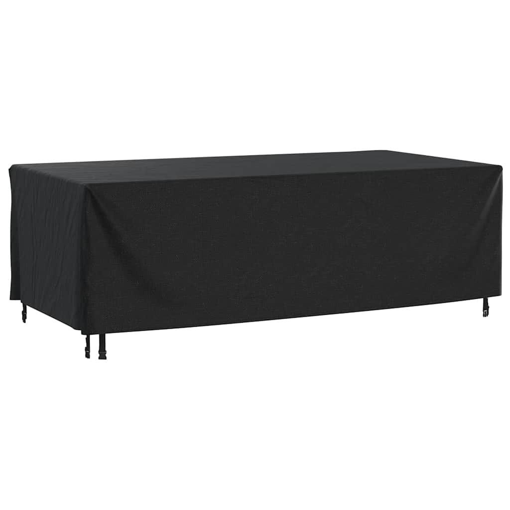 Överdrag för utemöbler 2 st svart 229x113x73 cm vattentät 420D