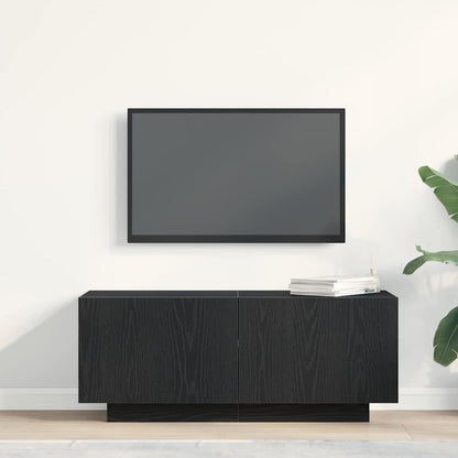 TV-skåp Svart Ek 100 x 35 x 40 cm Konstruerat trä