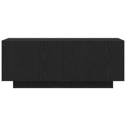 TV-skåp Svart Ek 100 x 35 x 40 cm Konstruerat trä