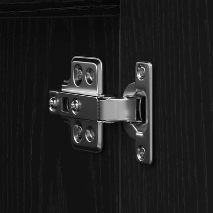 TV-skåp Svart Ek 180 x 31,5 x 40 cm Konstruerat trä