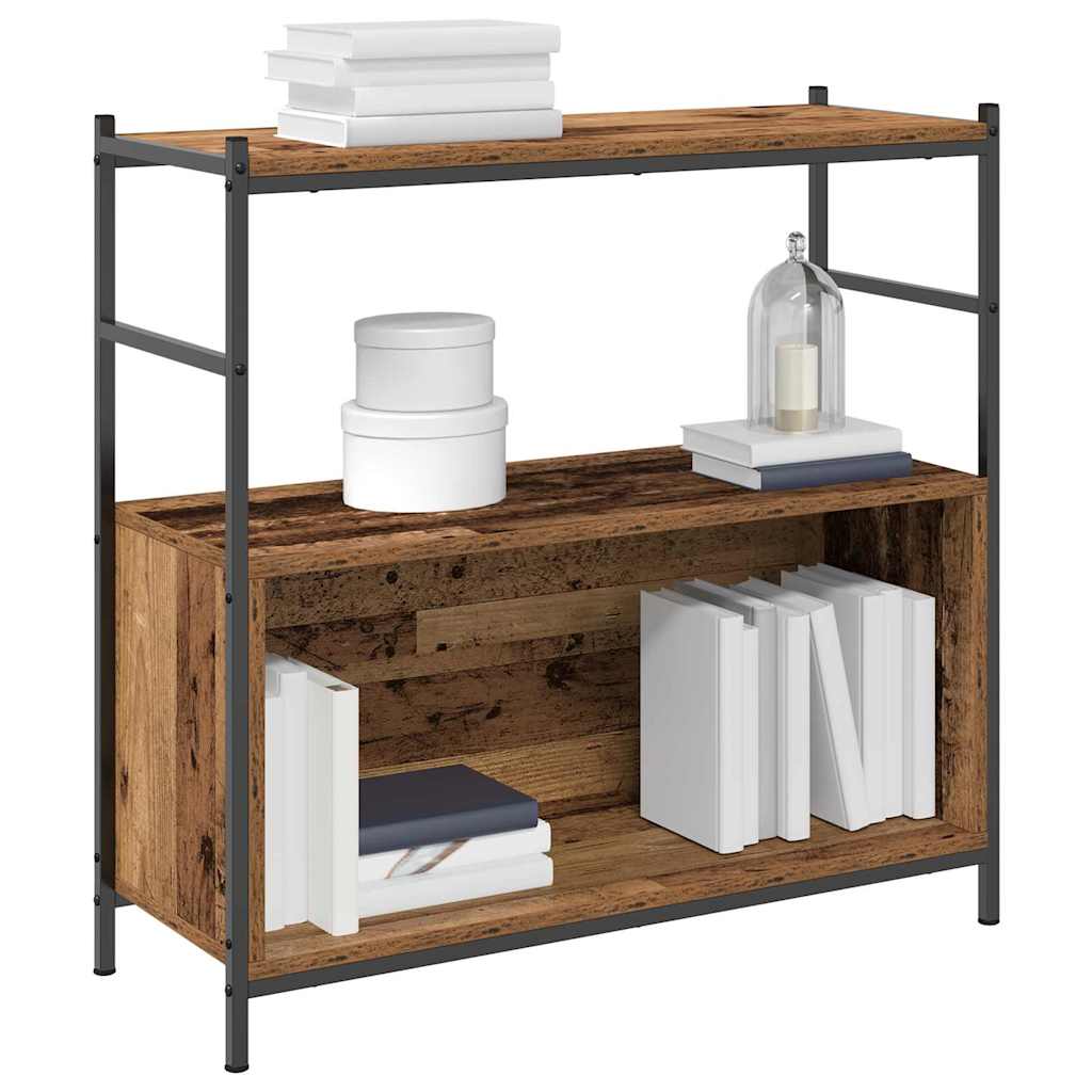 Hyllsystem Rökfärgad ek 80 x 30 x 78.5 cm Konstruerat trä