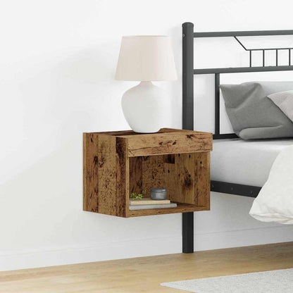 TV-bänkset 2 pcs Gammalt trä 40 x 30 x 30 cm Konstruerat trä