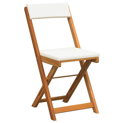 Trädgårdsmöbelset med kudde 3 pcs Olivenatur Massivt Akaciaträ