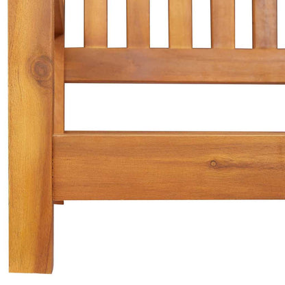 Gungbänk Brun 110 x 56 x 58.5 cm Massivt Akaciaträ