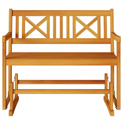 Gliderbänk Brun 110 x 59 x 97 cm Massivt Akaciaträ