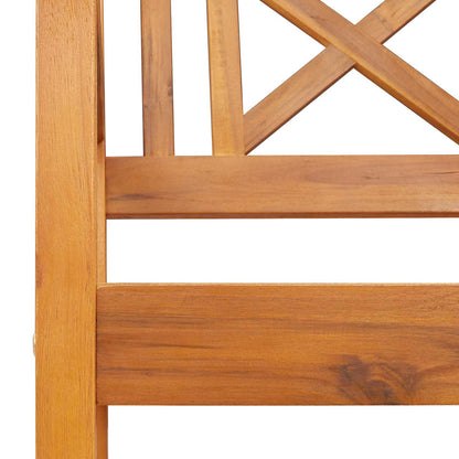 Trädgårdsbänk Brun 110 x 56 x 90 cm Massivt Akaciaträ