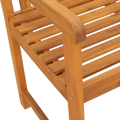 Trädgårdsbänk Brun 110 x 56 x 90 cm Massivt Akaciaträ