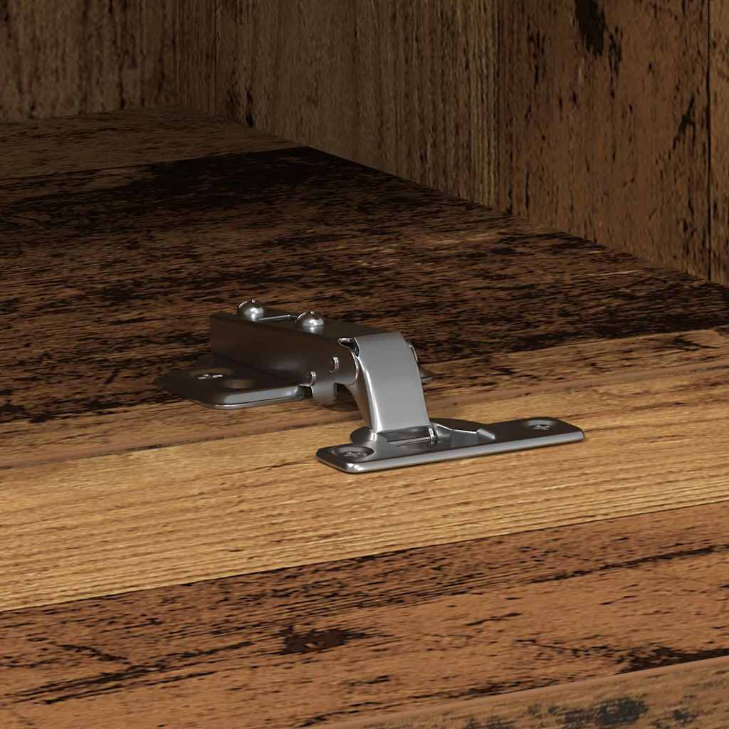 TV Vägghylla Gammalt trä 100 x 30 x 30 cm Konstruerat trä