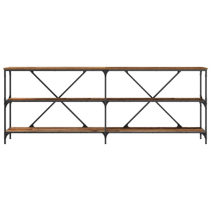 Konsolbord Gammalt trä 200 x 30 x 75 cm Konstruerat trä