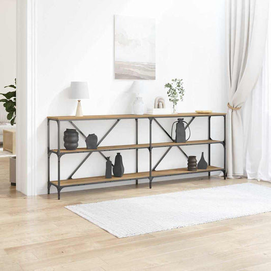 Konsolbord Artisan Ek 200 x 30 x 75 cm Konstruerat trä