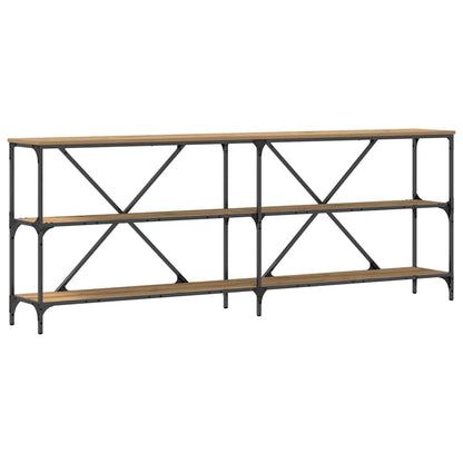 Konsolbord Artisan Ek 200 x 30 x 75 cm Konstruerat trä