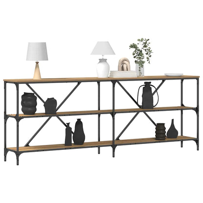 Konsolbord Artisan Ek 200 x 30 x 75 cm Konstruerat trä