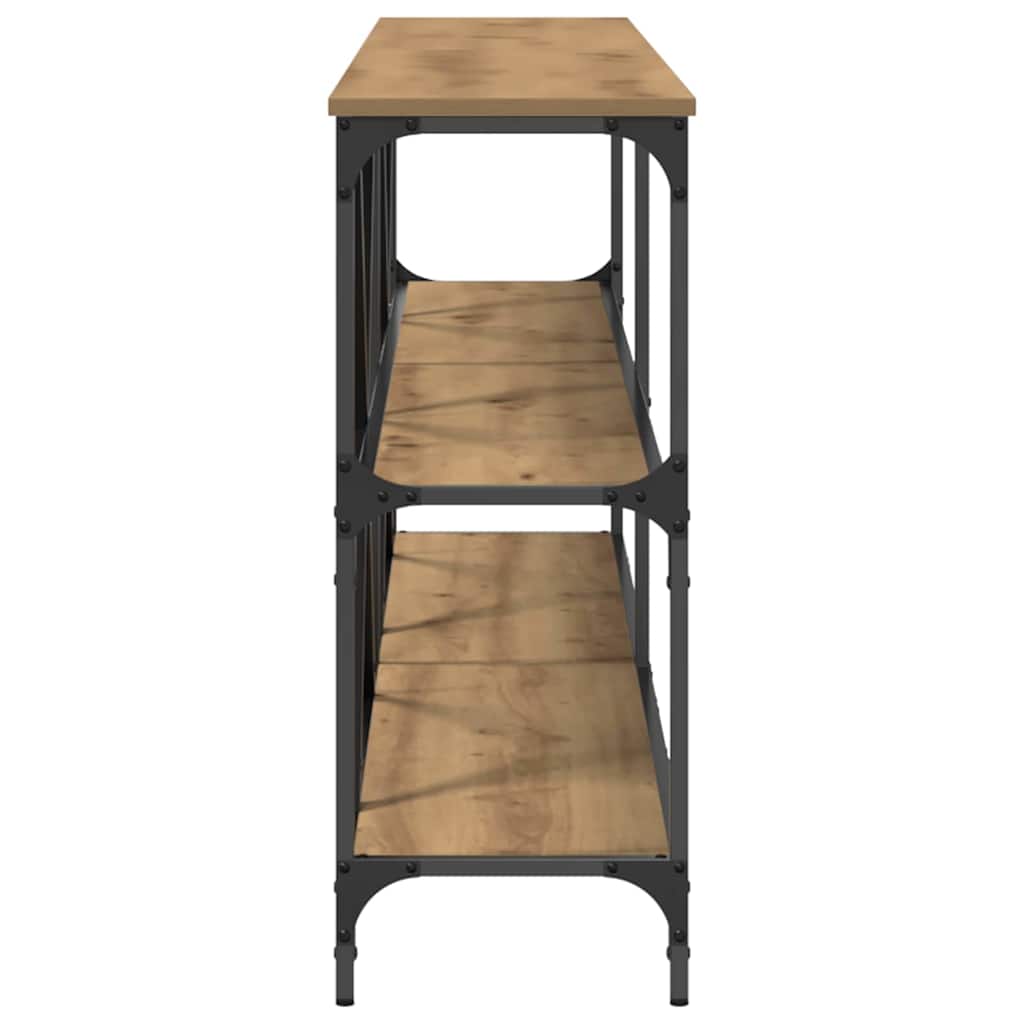 Konsolbord Artisan Ek 200 x 30 x 75 cm Konstruerat trä