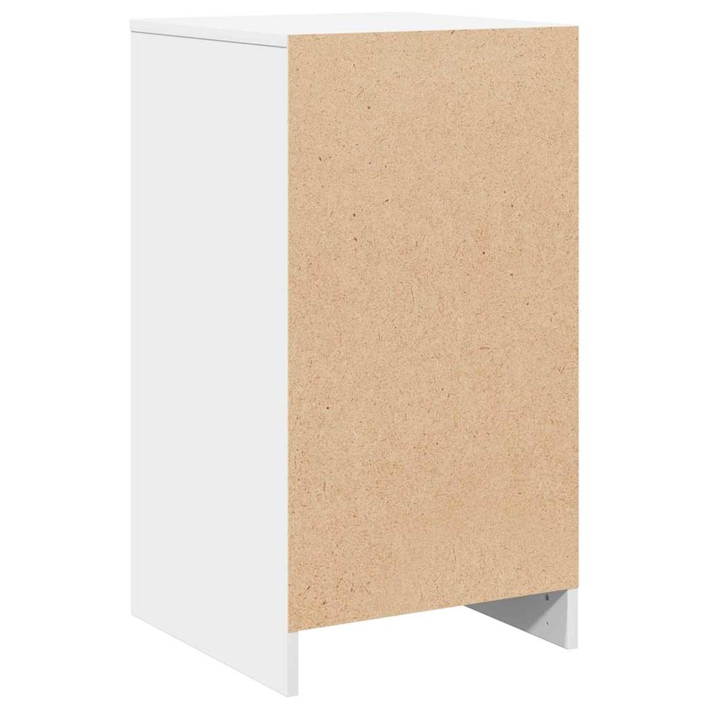 Sideboard med låda Vit 40 x 41 x 75 cm Konstruerat trä