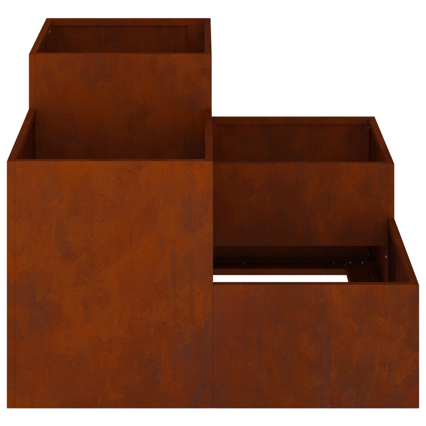 Trädgårdsplanterare Rostig 80 x 80 x 60 cm Väderbeständig stål