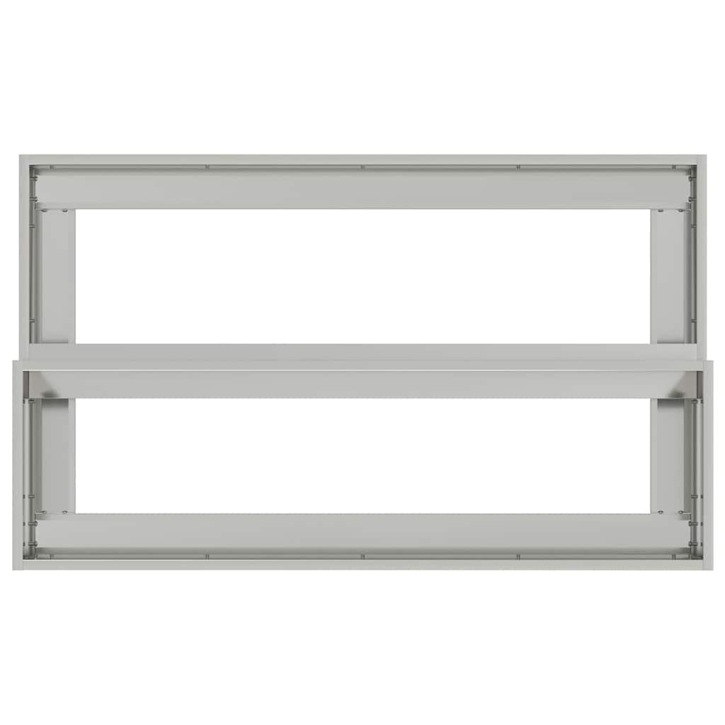 Trädgårdsplanterare Silver 100 x 60 x 45 cm Galvaniserat Stål