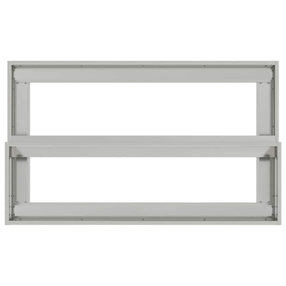 Trädgårdsplanterare Silver 100 x 60 x 45 cm Galvaniserat Stål