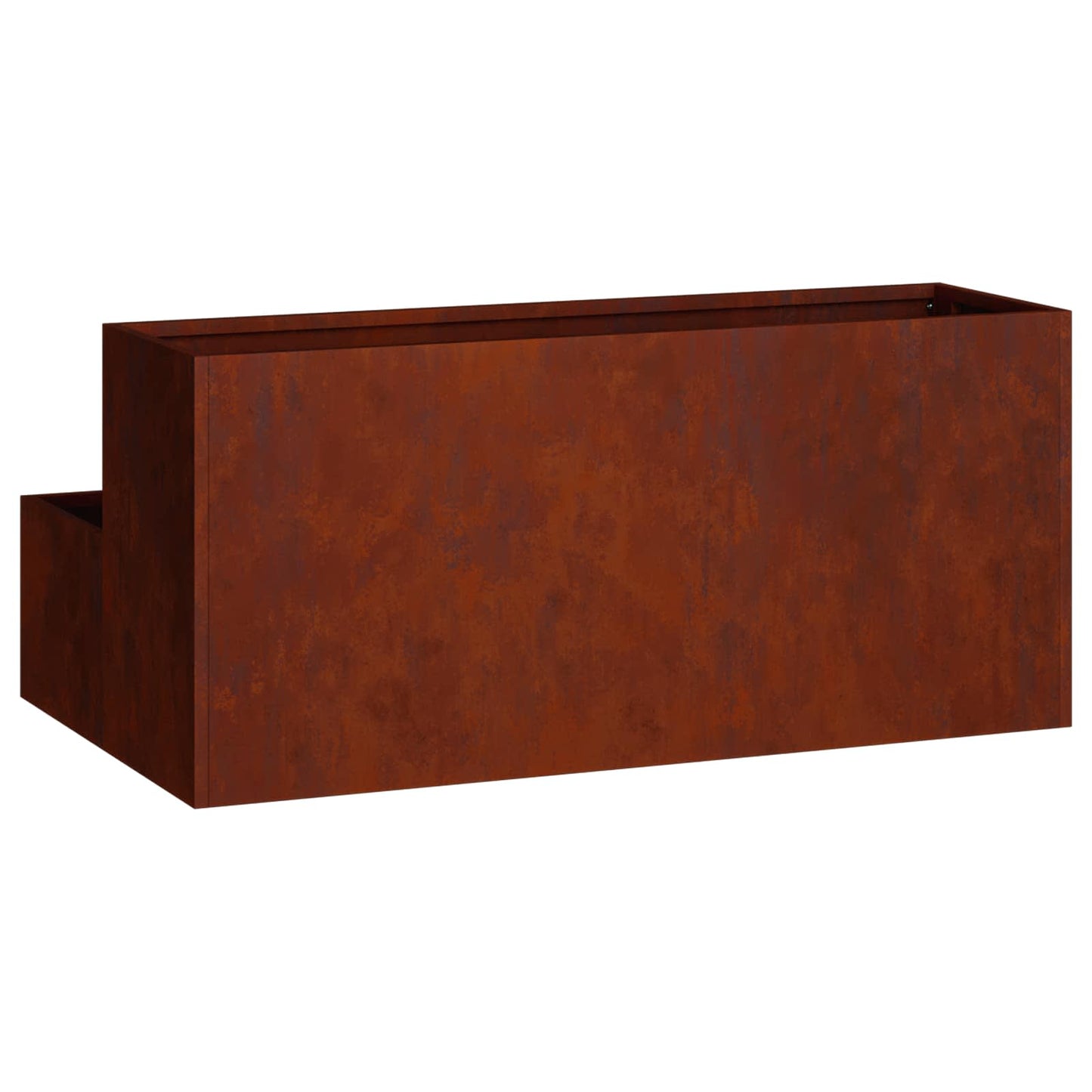 Trädgårdsplanterare Rostig 100 x 60 x 45 cm Väderbeständig stål